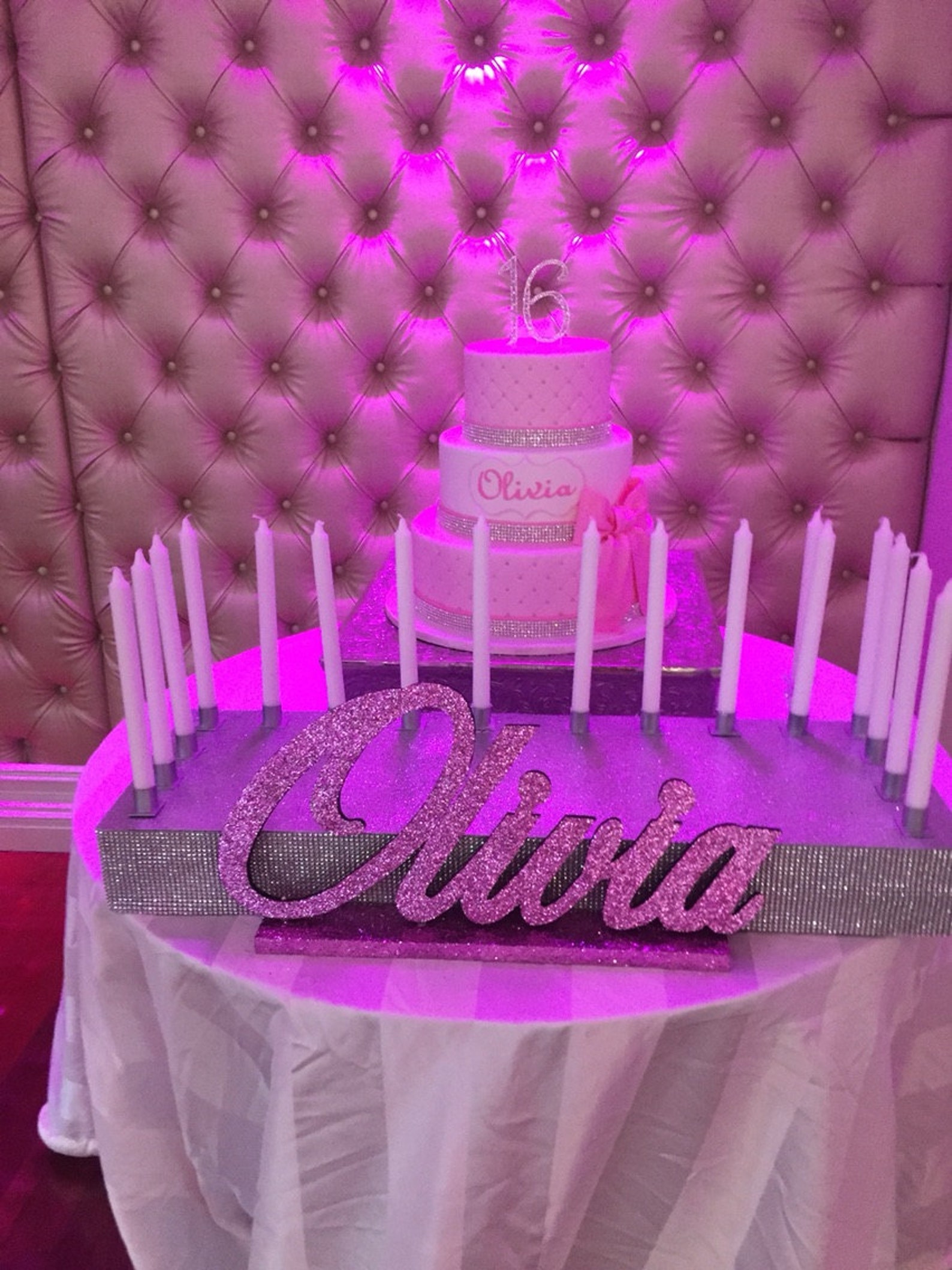 Sweet 16 Candelabra Name Largecustom Wood Name Nursery Etsy