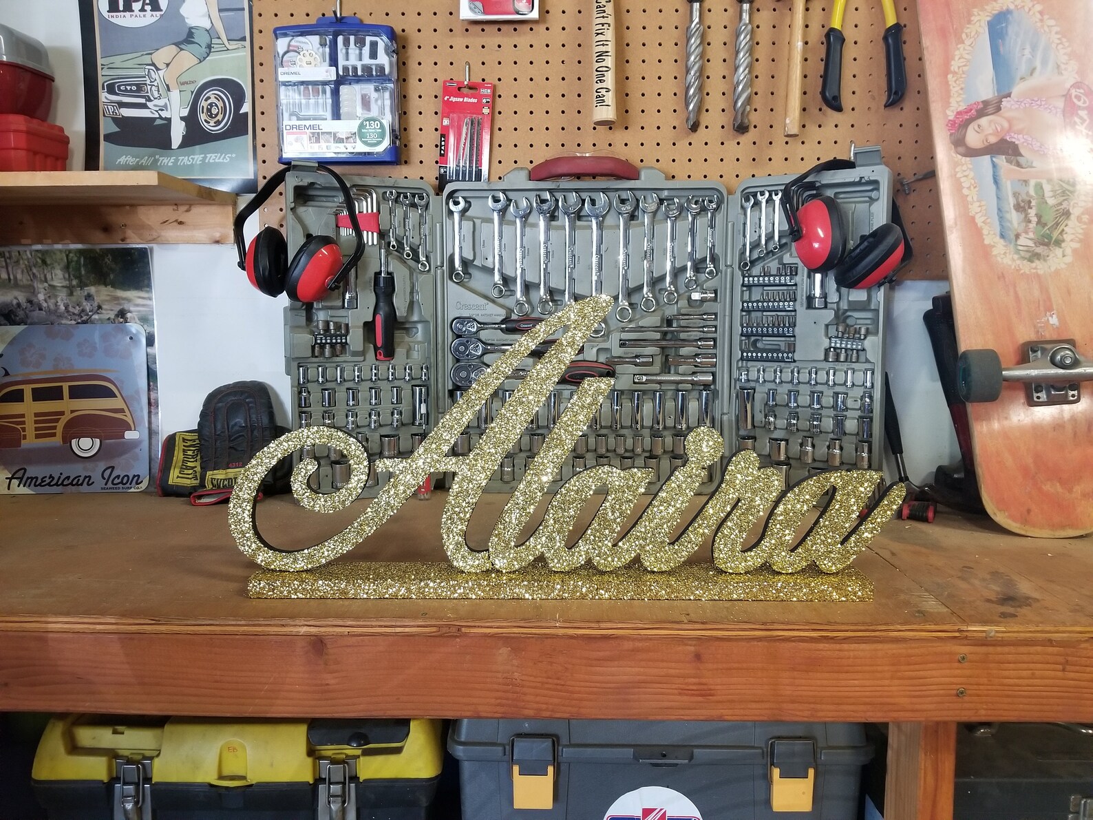 Sweet 16 Candelabra Name Largecustom Wood Name Nursery Etsy