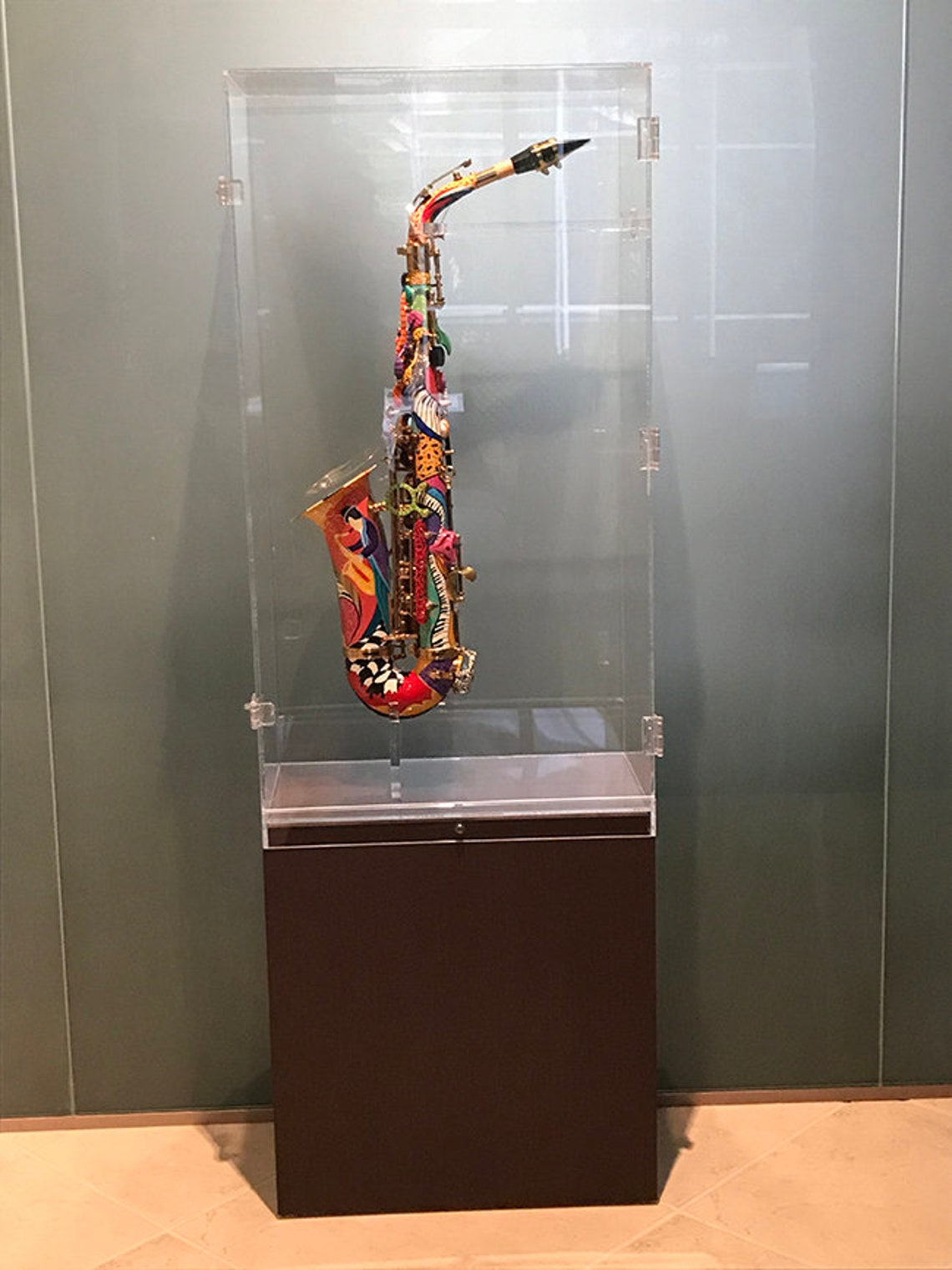 Colorful Alto Saxophone Custom Dog Saxophone Saxophone Art Etsy