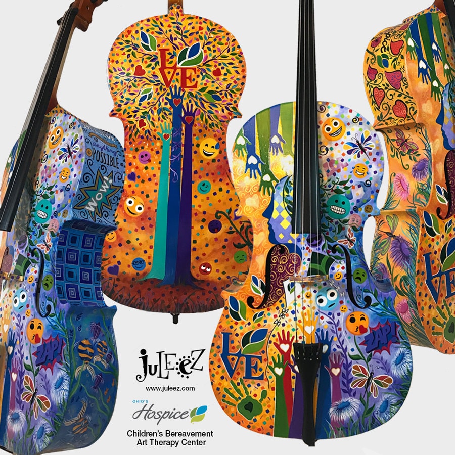 Hand Painted 4/4 Cello: Custom Musical Instrument, Cellist Gift - Etsy
