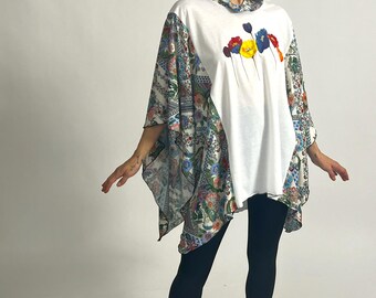 Poppy Print Tunic: Soft, Floral Flair Top