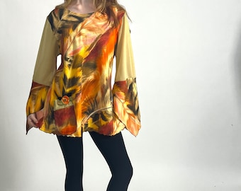 Autumn Feathers Tunic