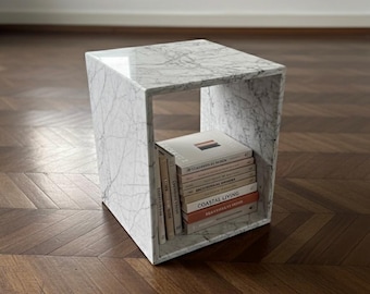 Carrara marble coffee table