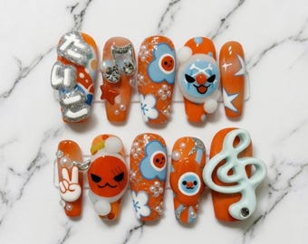 プレスオンネイルワンピース - Etsy 日本
