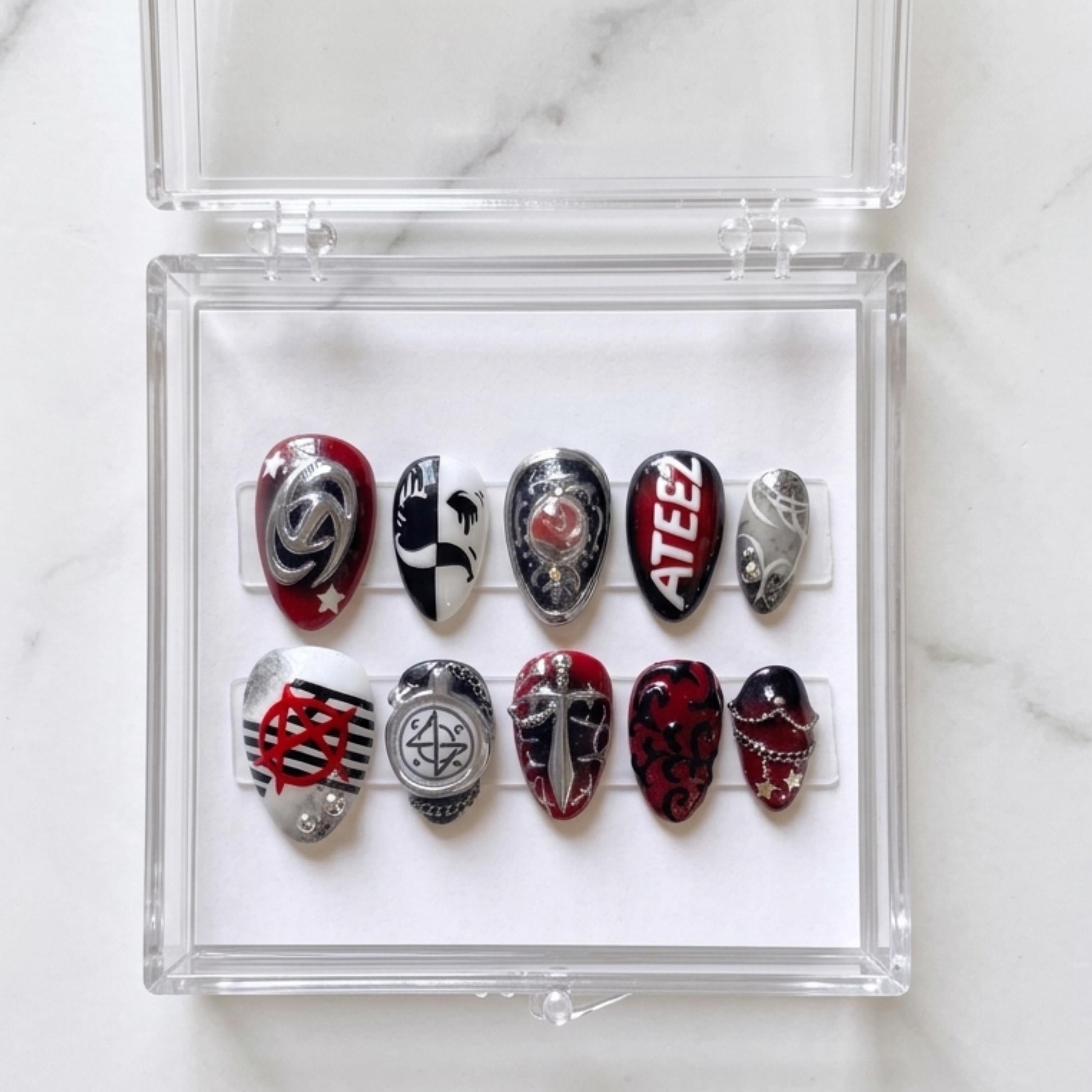 Ateez nail art - Etsy 日本