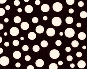 Lolli Dot CX3295-MUDX-D Michael Miller Fabric Brown with white dots