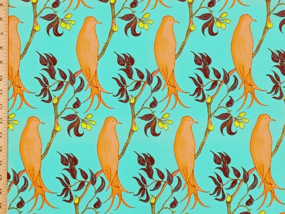Fanciful Forest Treetops in Turquoise Fanciful Forest Treetops in Turquoise