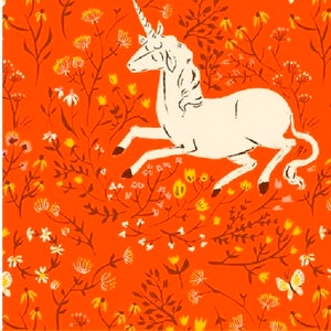 1 Yard FAR FAR AWAY 20th Anniversary Heather Ross Fantasy Unicorn