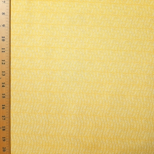1 jarda de listras amarelas de bolhas, tom sobre tom, ondulado, ondulações de cor, abstrato, liquidificador, PRISM, da Funquilts, tecido de costura para quilting Free Spirit