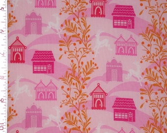 1 Yard LITTLE FOLKS VOILE Forest Hills Berry Pink 54/55" Wide Anna Maria Horner Quilting Sewing Light Weight Soft Airy Free Spirit Fabric