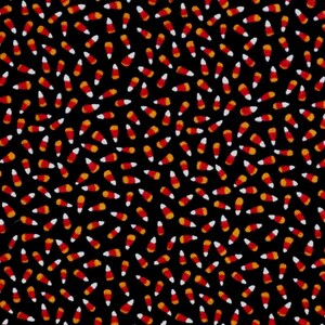 1 Fat Quarter HALLOWEEN Vintage Style Halloween Ditsy Tiny Candy Corn Ditsy Graphic Blender Rust Orange Blender RJR Quilting Sewing Fabric