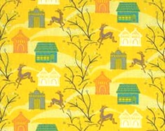 1 Yard  LITTLE FOLKS VOILE Forest Hills Citrus Yellow 54/55" Wide Anna Maria Horner Quilting Sew Light Weight Soft Airy Free Spirit Fabric