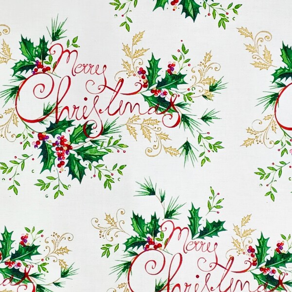 Red Script Fabric - Etsy