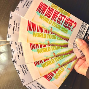 Louis T Concert Souvenir-Ticket – personalisierbar