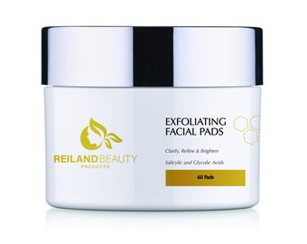 Exfoliating Facial Pads – Gentle Salicylic & Glycolic Acid Toner Pads for Smooth, Bright Skin