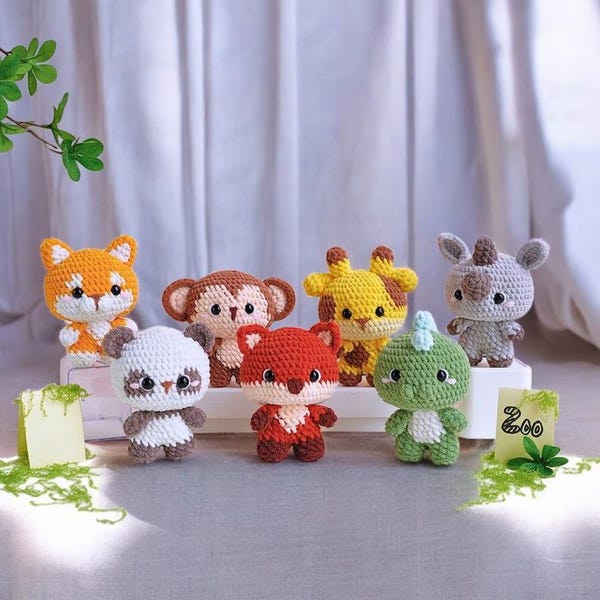 Amigurumi Crochet Pattern Bundle | Baby Animal PDF Patterns