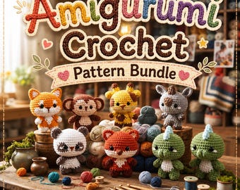 Amigurumi Crochet Pattern Bundle | Baby Animal PDF Patterns