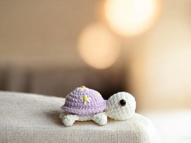 Turtle Crochet Pattern PDF | No-sew Amigurumi Sea Animal - Etsy