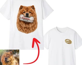 Custom Dog Beer Shirt , sweatshirt and hoodie – Personalized Pet Photo T-Shirt Gift for Dog Lovers