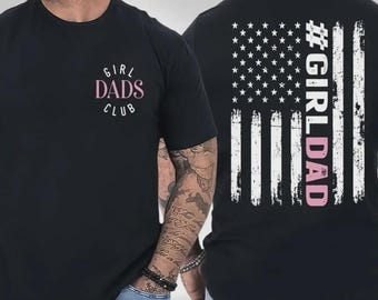 Vintage Girl Dad Tee, Proud Dad Of Daughter Sweatshirt, Fathers Day Hoodie Gift, Girl Dad Life Shirt, Unisex Pullover