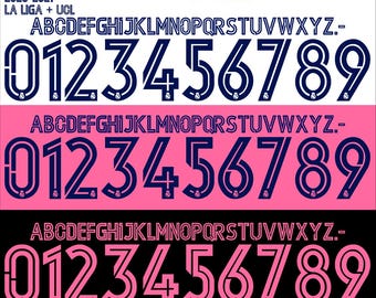 Real Madrid 2020-2021 Font – Vector Typeface (Digital Download)