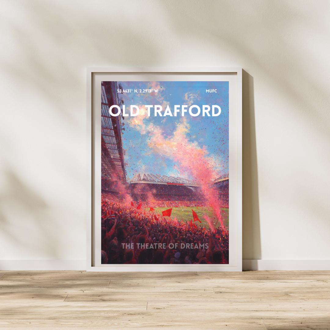 Poster encadré Manchester United - Rashford 17/18 | Posters, tableaux