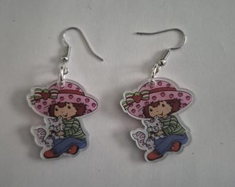 Ms Shortcake Acrylic earrings