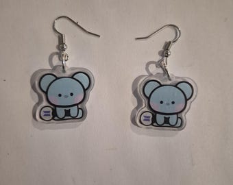 K-pop Animals with Lights Acrylic Earrings