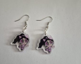 Katseye Acrylic Earrings in PPG Form