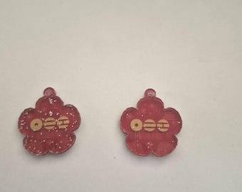 K-pop Clover Glitter Acrylic Earrings