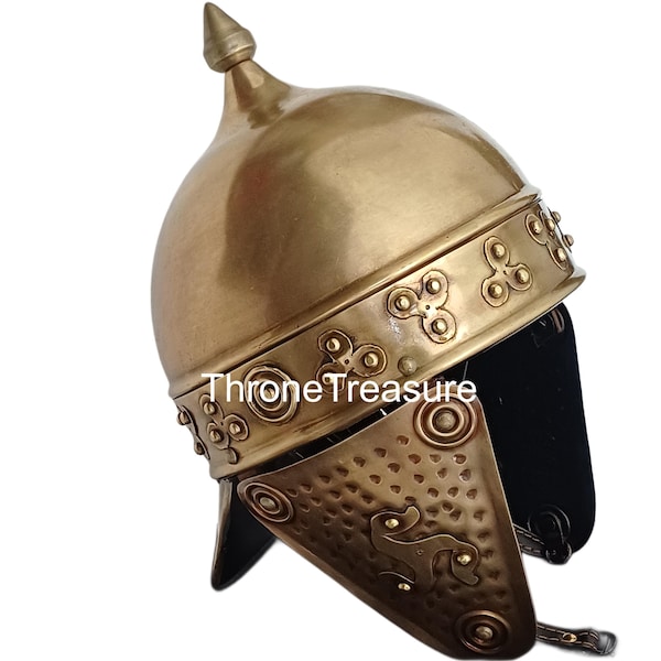 Medieval Celtic Knight Helmet Hand Forged Steel Viking Armor Helmet LARP Cosplay Reenactment Costume