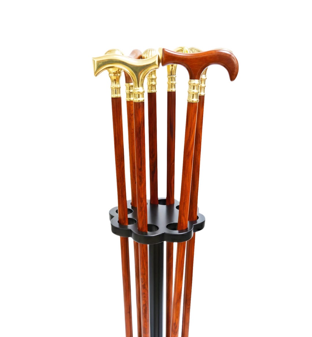 Designer Wooden Walking Stick Stand Storage Rack Handmade Cane Holder — free download