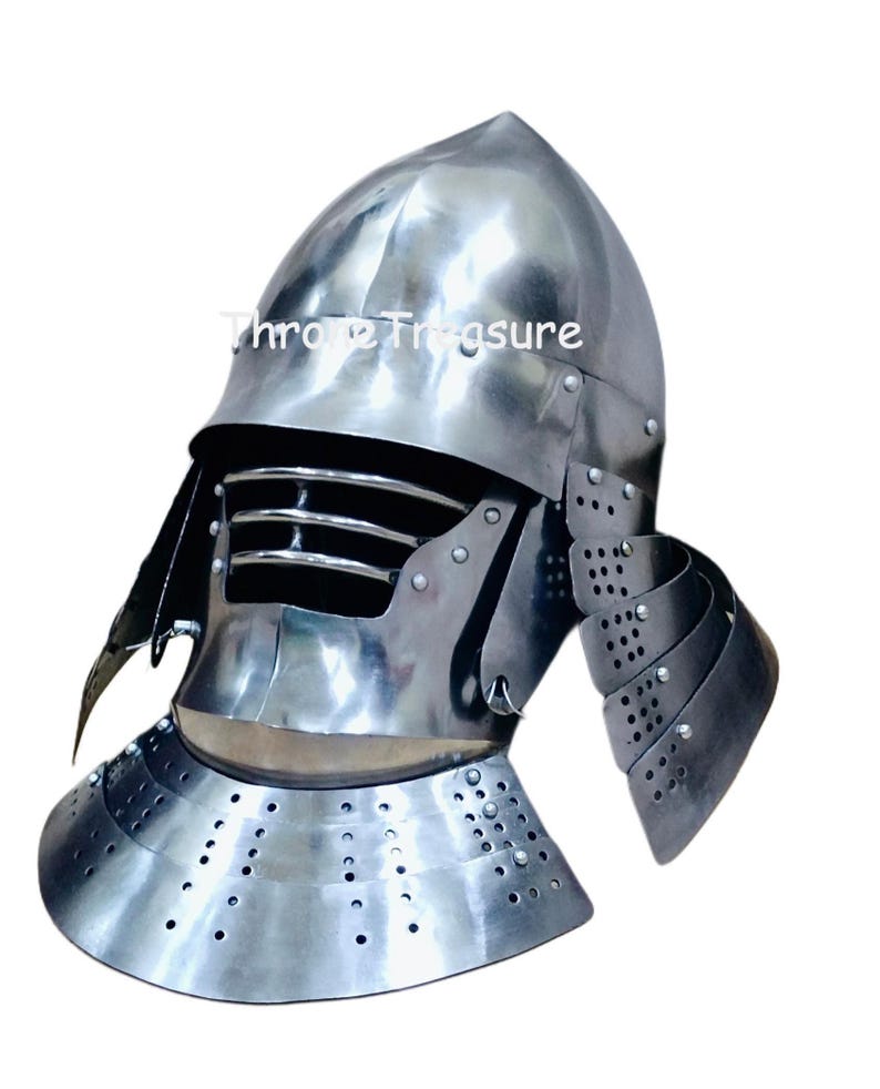 Sca Samurai Japanese Samurai Warrior Helmet 18 Gauge Steel SCA Armor Helmet Cosplay ...