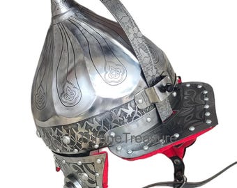Medieval Ottoman Hussars Helmet Authentic Historical Reproduction Warrior Knight Armor Cosplay