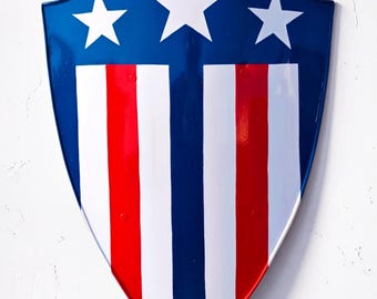 Captain America Heater Shield Wandbehang Superheld Cosplay Prop Dekorative Handmade 24 Zoll Replik