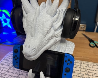 Mystical Dragon Gaming Station – Controller, Headphone, and Handheld Stand