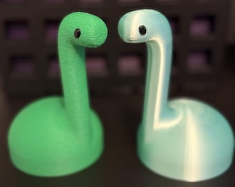 3D Printed Dinosaur Hair Tie Holder | Cute Desk or Vanity Organizer for Hair Bands & Scrunchies