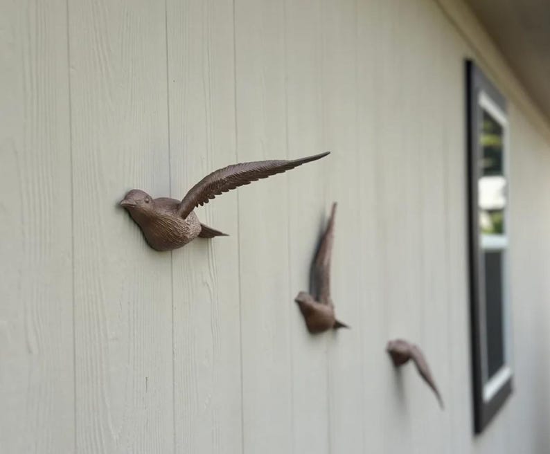 Fly Decor Birds in Flight Wall Décor – Set of 3 - Etsy