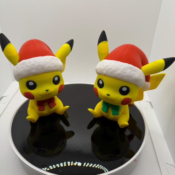 Christmas Electric Mouse Figure – 3D Printed Holiday Collectible