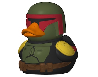 Galactic Hunter Duck – 3D Printed Figure