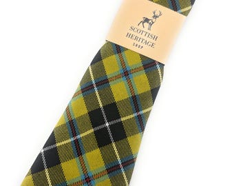 Cornish National Tartan Necktie,Traditional Scottish Pattern, Handmade in Scotland