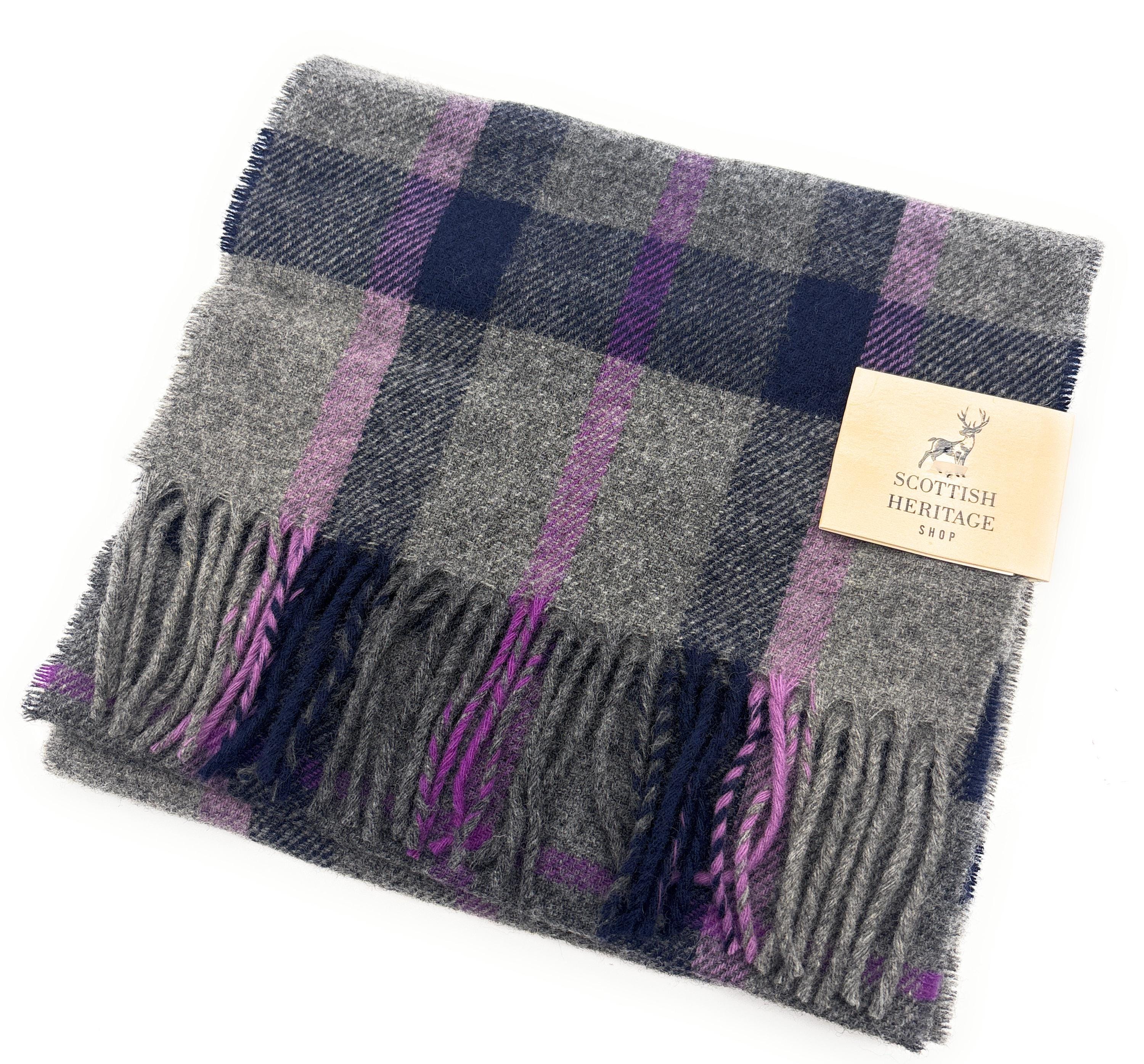Sjaal lamswol | Navy | The English Hatter
