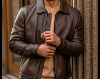 Handmade Personalized Lambskin Leather Jacket | Custom Color & Fit