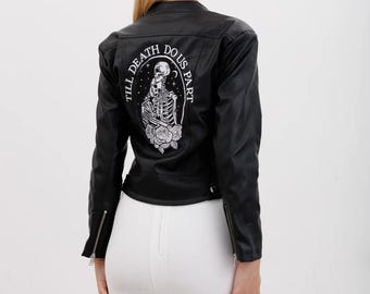 Custom Handmade Mrs Leather Jacket – Custom Bridal Wedding Gift