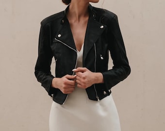 Personalized Mrs. Leather Jacket – Custom Bridal Party Gift
