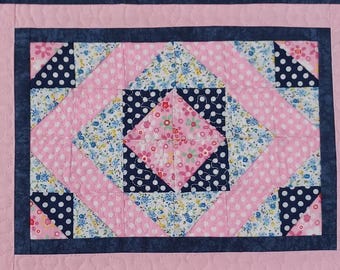 Patchwork placemats, handmade