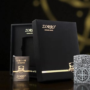 Zapalniczka Constantine Movie Replica Limited Edition, Zapalniczka Vintage, Oryginalny prezent, Zapalniczka na naftę SilverBox