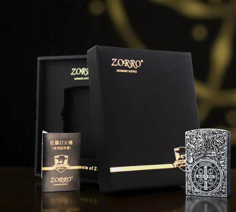 Zapalniczka Constantine Movie Replica Limited Edition, Zapalniczka Vintage, Oryginalny prezent, Zapalniczka na naftę SilverBox