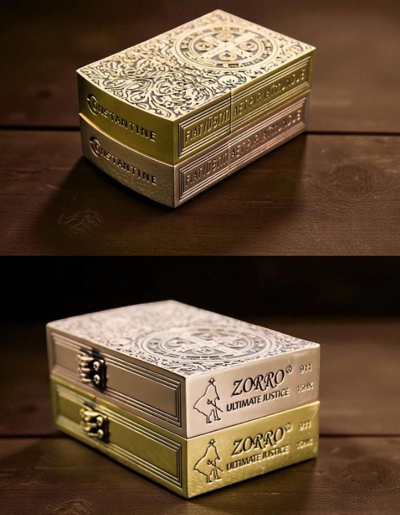 Zapalniczka Constantine Movie Replica Limited Edition, Zapalniczka Vintage, Oryginalny prezent, Zapalniczka na naftę zdjęcie 9