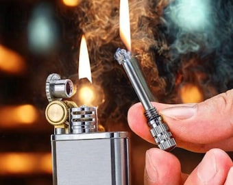 Encendedor de queroseno, estilo vintage clásico, regalo ideal para él y para ella, doble uso.